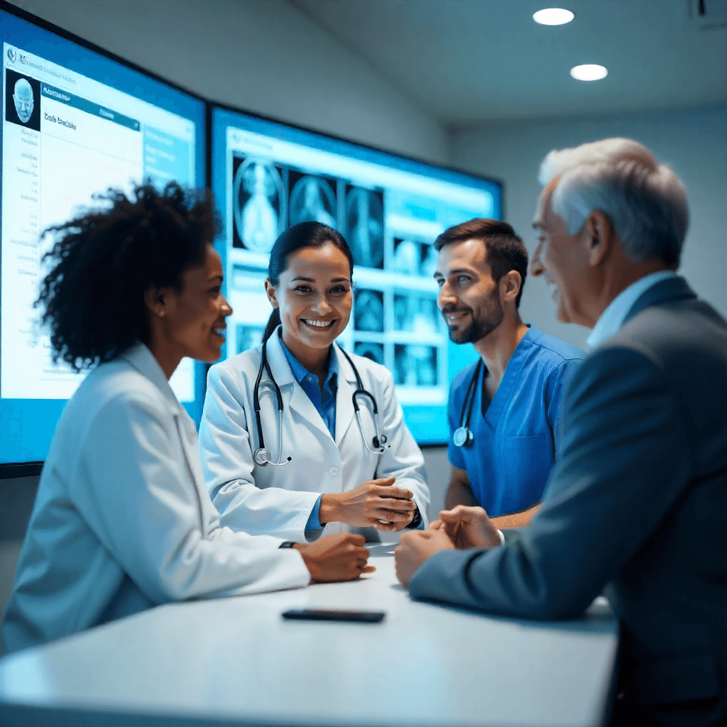 Doctors collaborating